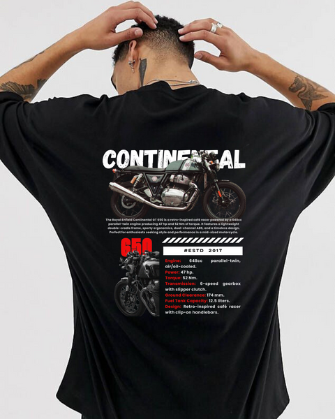 RE Continental GT 650 Oversized Tee
