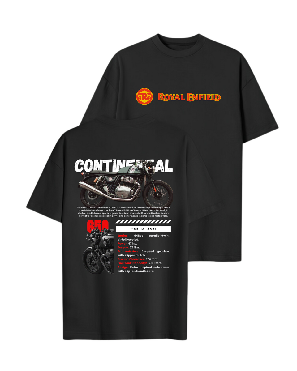 RE Continental GT 650 Oversized Tee