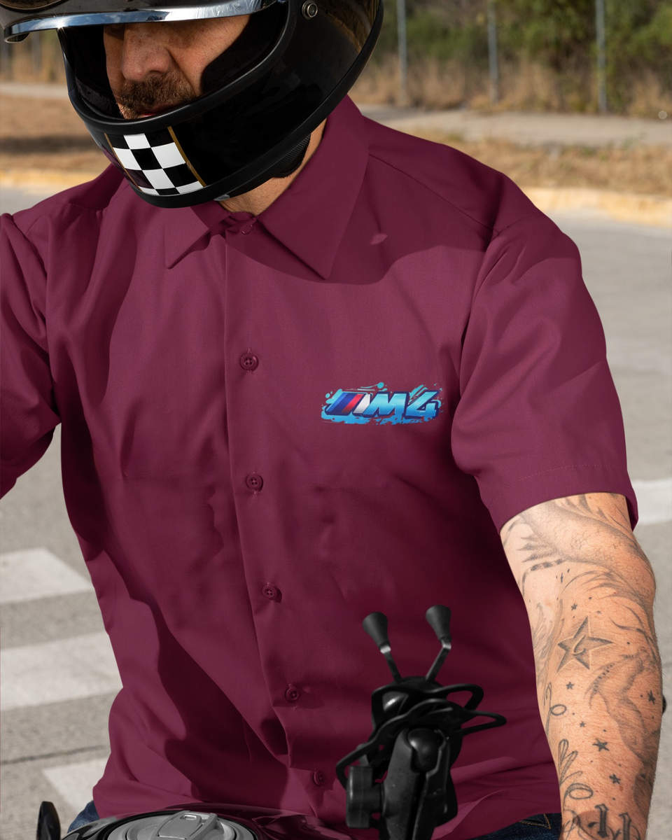 BMW M4 G82 Oversized Shirt - Marron  - Front 