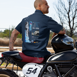 BMW M4 G82 Oversized Shirt - Navy Blue - back 