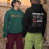RE Continental GT 650 Hoodie - Front and Back 