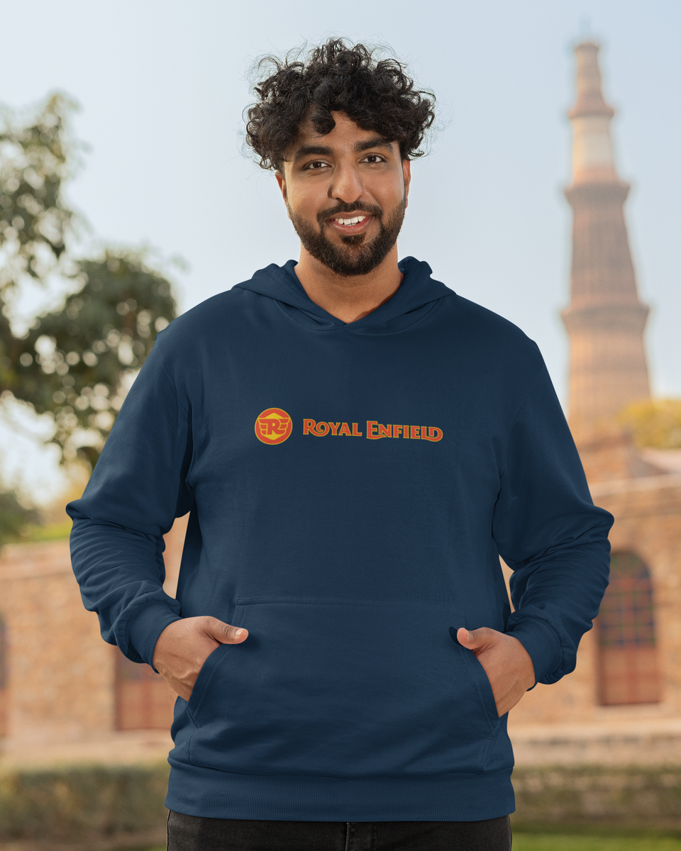 RE Continental GT 650 Hoodie - navy Blue - Front 