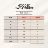 Hoodie Size Chart