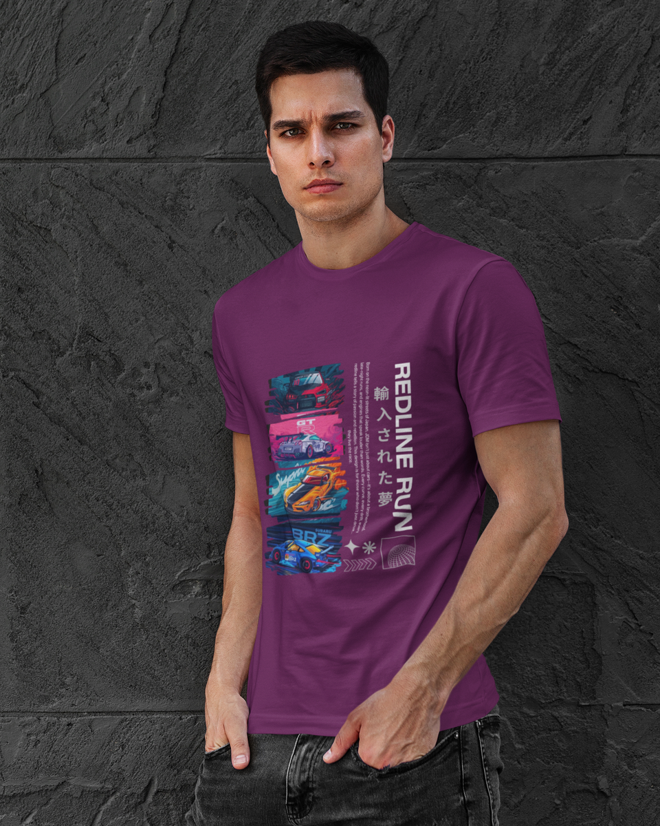 JDM Cars T-Shirt - Purple 