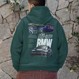Most Wanted BMW M3 GTR Hoodie — Bottle Green - back