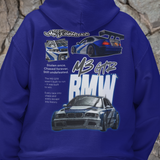 Most Wanted BMW M3 GTR Hoodie — Navy Blue - back  