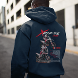 Hero Xpulse 200 Hoodie - Navy Blue - Back 