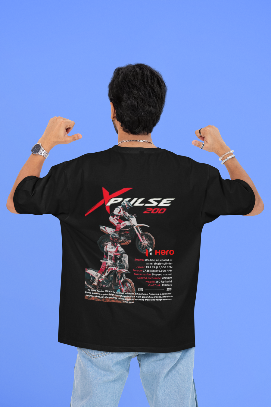 Hero Xpulse 200 Oversized T-Shirt